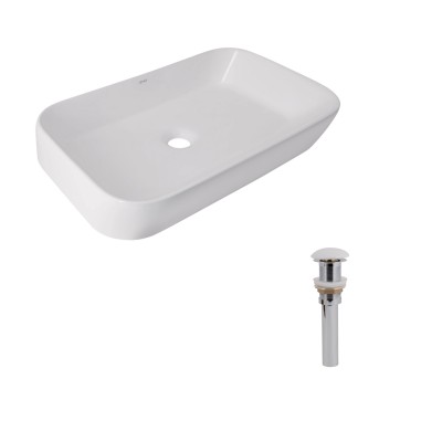 Раковина накладная Qtap Scorpio 550x390x120 мм, White, прямоугольная + Донный клапан Pop-up PU02 Раковина накладная Qtap Scorpio 550x390x120 мм, White, прямоугольная + Донный клапан Pop-up PU02