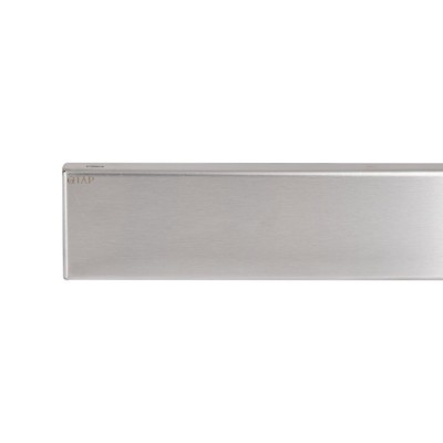 Трап из нержавеющей стали Qtap Taurus Tile800 линейный с сухим затвором под плитку