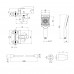 Смеситель для ванны Qtap Lipno QTNH3023101DG + Душевой комплект (QTRUCA145S1GRP+QTHADPVC160G+QT829910842854GRP)