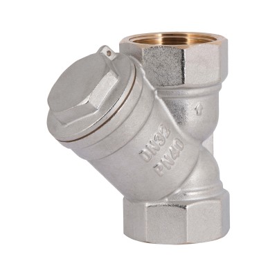 Фильтр грубой очистки Thermo Alliance Standart 1 1/4"ВВ никель для воды косой TAS124W32 Фильтр грубой очистки Thermo Alliance Standart 1 1/4"ВВ никель для воды косой TAS124W32