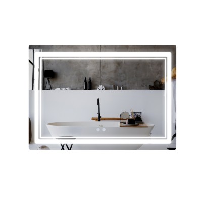 Зеркало Qtap Cardinal (CA2) 1200х800 с LED-подсветкой Touch, с антизапотеванием, с диммером, рег. темп. цвета (3000-6500K) QT0478C1208048454