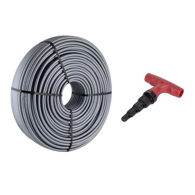 Акционный набор Thermo Alliance: Труба для тёплого пола PEX-a EVOH 16x2.0 мм (600 м) TAS00316600 + Калибратор с трещеткой для м/п труб d16-32 STD-404 Акционный набор Thermo Alliance: Труба для тёплого пола PEX-a EVOH 16x2.0 мм (600 м) TAS00316600 + Калибратор с трещеткой для м/п труб d16-32 STD-404