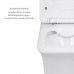 Акционный набор: Унитаз напольный Scorpio Ultra Quiet QT14222125AUQW + Унитаз напольный Kalao Rimless QT08221213A W
