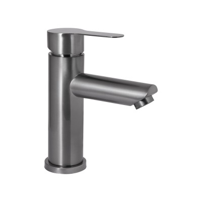 Смеситель для раковины Brinex Pure 001F низкий Graphite BRIPUR001FGRP
