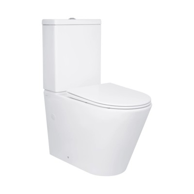 Унитаз напольный Qtap Swan Eco Ultra Quiet с сидением Soft-close 640x360x835 мм QTSWA27W48748 White
