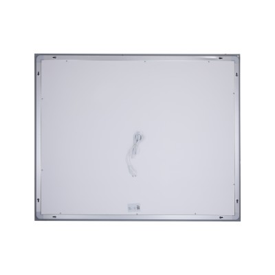Зеркало Lidz Kubis 1000х800 с LED-подсветкой Touch, с антизапотеванием, с диммером, регулировка яркости LD78LF61410080