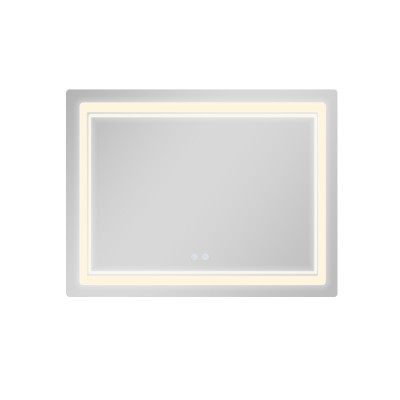 Зеркало Qtap Cardinal (CA2) 1000х800 с LED-подсветкой Touch, с антизапотеванием, с диммером, рег. темп. цвета (3000-6500K) QT0478C1008048455