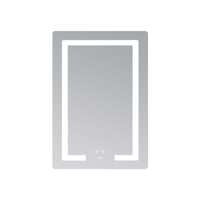 Зеркало Lidz Kubis (KU2) 600х800 с LED-подсветкой Touch, с антизапотеванием, с диммером, рег. яркости LD78LF937608048449