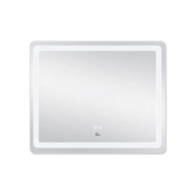 Зеркало Qtap Mideya 900х700 с LED-подсветкой Touch, с антизапотеванием, с диммером, рег. яркости Reverse QT2078NCF9070W