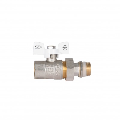 Кран Американка с антипротечкой SD 1/2 PN40 конус SD900NW15PN40