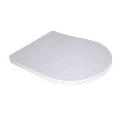 Qtap Сиденье для унитаза напольного (Grand) 560×363×30 мм, White, с микролифтом, Slim Duroplast, Quick Release QT26228301W3