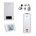 Комплект для котельной: электрический котел Thermo Alliance 8 кВт + комплект бойлера + комбинированный напольный водонагреватель 100 л