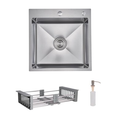 Комплект Lidz Handmade H5050H Мойка для кухни интегрированная Decor Honeycomb в комплекте с дозатором + Lidz K01G Корзина для кухонной мойки Комплект Lidz Handmade H5050H Мойка для кухни интегрированная Decor Honeycomb в комплекте с дозатором + Lidz K01G Корзина для кухонной мойки