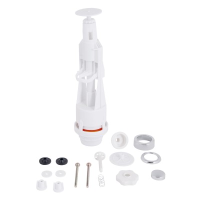 Арматура Lidz LT01 без клапана, Старт/Стоп, кнопка хром