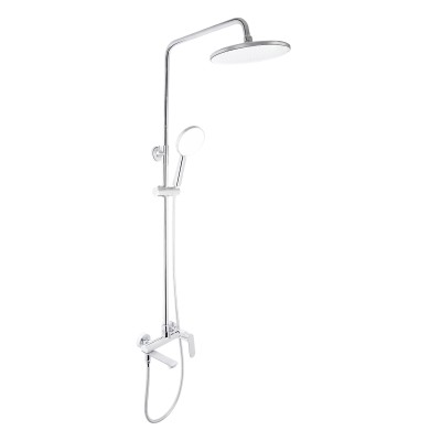 Душевая система универсальная Qtap Evia на три потребителя (с изливом) QTEVI111CRM47583 Chrome Душевая система универсальная Qtap Evia на три потребителя (с изливом) QTEVI111CRM47583 Chrome