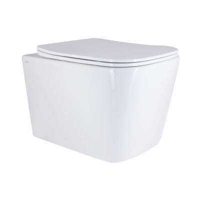 Унитаз подвесной Qtap Tern Ultra Quiet с сиденьем с сиденьем Soft-Close WHITE QT17332303AW