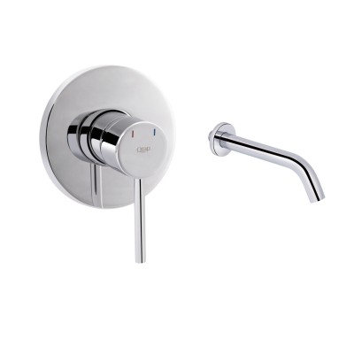Смеситель для умывальника Qtap Spring Chrome QTSPRCRM 0101 +  излив QTVYT246CRM45930 Смеситель для умывальника Qtap Spring Chrome QTSPRCRM 0101 +  излив QTVYT246CRM45930