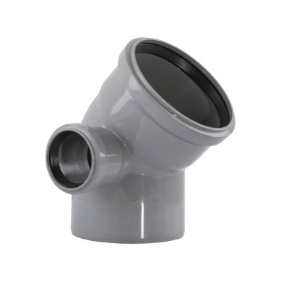 Колено TA Sewage 2 пл 110x100х45+ 50х90° (левое) Колено TA Sewage 2 пл 110x100х45+ 50х90° (левое)