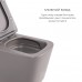 Комплект Qtap Tern Stone grey 3 в 1: унитаз подвесной Ultra Quiet + биде подвесное + раковина накладная QTTERSG49162