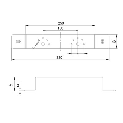 Кронштейн Icma для монтажа гипсокартона 150 № 432