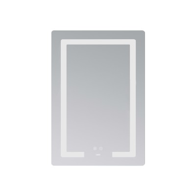 Зеркало Lidz Kubis (KU2) 600х800 с LED-подсветкой Touch, с антизапотеванием, с диммером, рег. яркости LD78LF937608048449