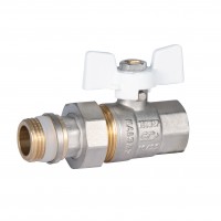 Кран Американка с антипротечкой SD 1/2 PN40 конус SD900NW15PN40