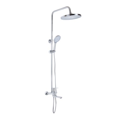 Душевая система универсальная Qtap Aries на три потребителя (с изливом) QTARI1112CRM47606 Chrome Душевая система универсальная Qtap Aries на три потребителя (с изливом) QTARI1112CRM47606 Chrome