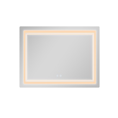 Зеркало Qtap Cardinal (CA2) 1000х800 с LED-подсветкой Touch, с антизапотеванием, с диммером, рег. темп. цвета (3000-6500K) QT0478C1008048455