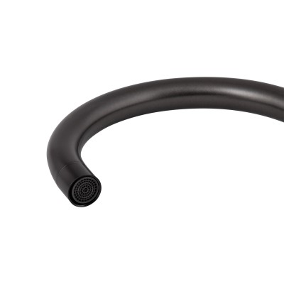 Смеситель для кухни Brinex Pure 015F U-образный Graphite BRIPUR015FGRP