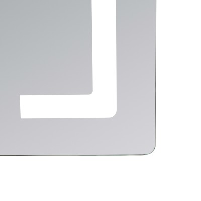 Зеркало Lidz Kubis (KU2) 600х800 с LED-подсветкой Touch, с антизапотеванием, с диммером, рег. яркости LD78LF937608048449