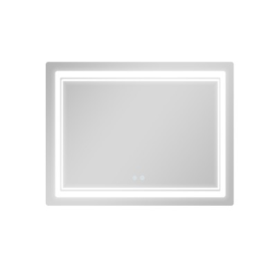 Зеркало Qtap Cardinal (CA2) 1000х800 с LED-подсветкой Touch, с антизапотеванием, с диммером, рег. темп. цвета (3000-6500K) QT0478C1008048455