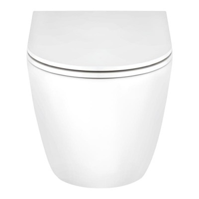 Унитаз подвесной Qtap Scorpio безободковый Ultra Quiet с сиденьем Soft-close QT1433053EUQW