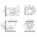 Унитаз подвесной Qtap Scorpio безободковый Ultra Quiet с сиденьем Soft-close QT1433053EUQW