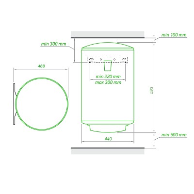 Водонагреватель Tesy SimpatECO 50 л, мокрый ТЭН 1,5 кВт (CTV504415D07TR) 305486 Водонагреватель Tesy SimpatECO 50 л, мокрый ТЭН 1,5 кВт (CTV504415D07TR) 305486