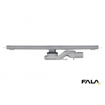 Трап напольный с поворотным сифоном FALA "WET&DRY" с нержавеющей стали 70 x 4 см