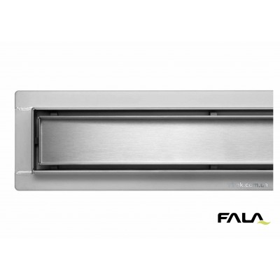 Трап напольный с поворотным сифоном FALA "WET&DRY" с нержавеющей стали 70 x 4 см