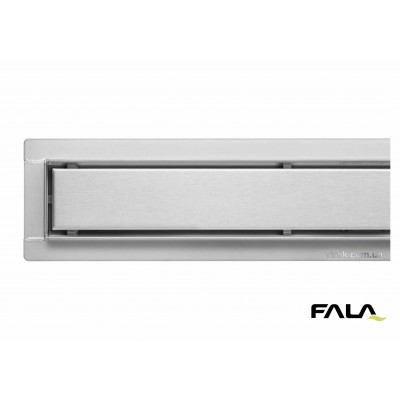 Трап напольный с поворотным сифоном FALA "WET&DRY" с нержавеющей стали 70 x 4 см
