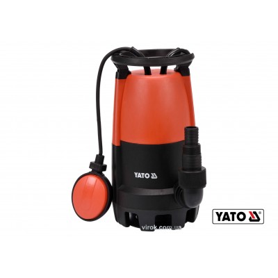 Насос для грязной воды YATO YT-85333 (900 Вт 18000 л/ч 8.9 м)