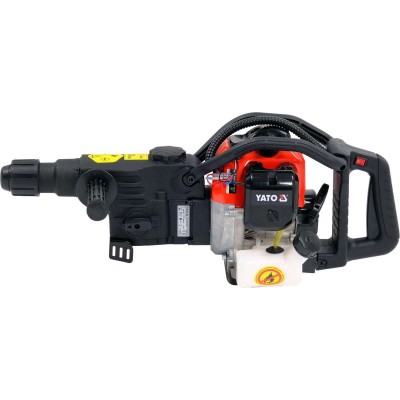 Бензомолот відбійний YATO, з SDS MAX захопом, P= 1.3 кВт, J= 45 Дж, 3200 уд/хв, бак- 1,3л, 0,6 л/год