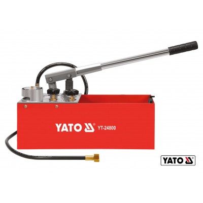Пресс ручной для контроля плотности трубных систем YATO 5 Мпа 12 л