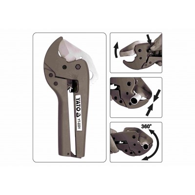 Труборез автоматический для ПВХ труб YATO 42 мм Труборез автоматический для ПВХ труб YATO 42 мм