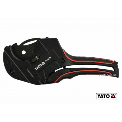 Труборез для ПВХ труб YATO Ø50 мм алюминиевый корпус ручка- ABS + TPR