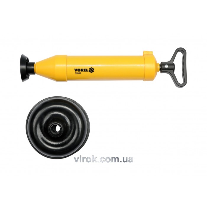 Вантуз пневматический для прочистки канализации VOREL 155 мм