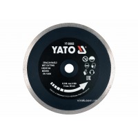 Диск отрезной алмазный по керамограниту, стеклу, керамике для мокрой резки YATO 230 х 2.2 х 10 х 22.2 мм Диск отрезной алмазный по керамограниту, стеклу, керамике для мокрой резки YATO 230 х 2.2 х 10 х 22.2 мм