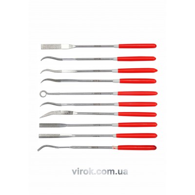 Набор надфилей алмазных YATO 140/25 х 3 мм 10 шт