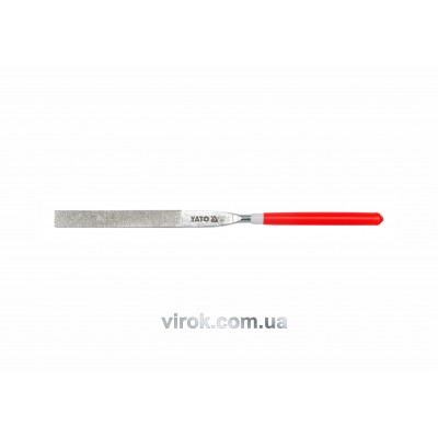 Надфиль алмазный плоский YATO 180/70 х 5 мм