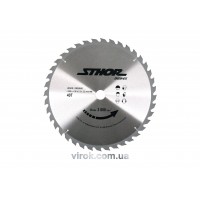 Диск пильный по дереву STHOR Ø=350х30 мм h=3.2 мм 40 зубцов Диск пильный по дереву STHOR Ø=350х30 мм h=3.2 мм 40 зубцов