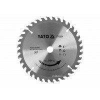 Диск пильный по дереву YATO 165 x 16 x 2.2 x 1.5 мм 36 зубцов R.P.M до 9500 1/мин