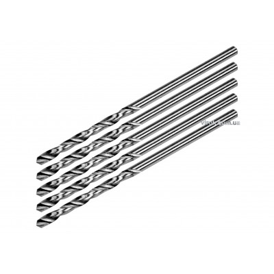 Сверло по металлу PREMIUM YATO к нержавеющей и високолегированной стали, литья 2.2 х 55 мм HSS 4241 5 шт