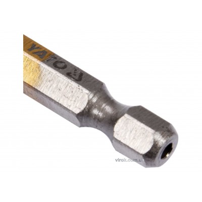 Сверло фрезерное по металлу YATO HSS-TIN 6.5 x 89 мм HEX - 1/4" Сверло фрезерное по металлу YATO HSS-TIN 6.5 x 89 мм HEX - 1/4"